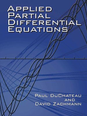cover image of Applied Partial Differential Equations